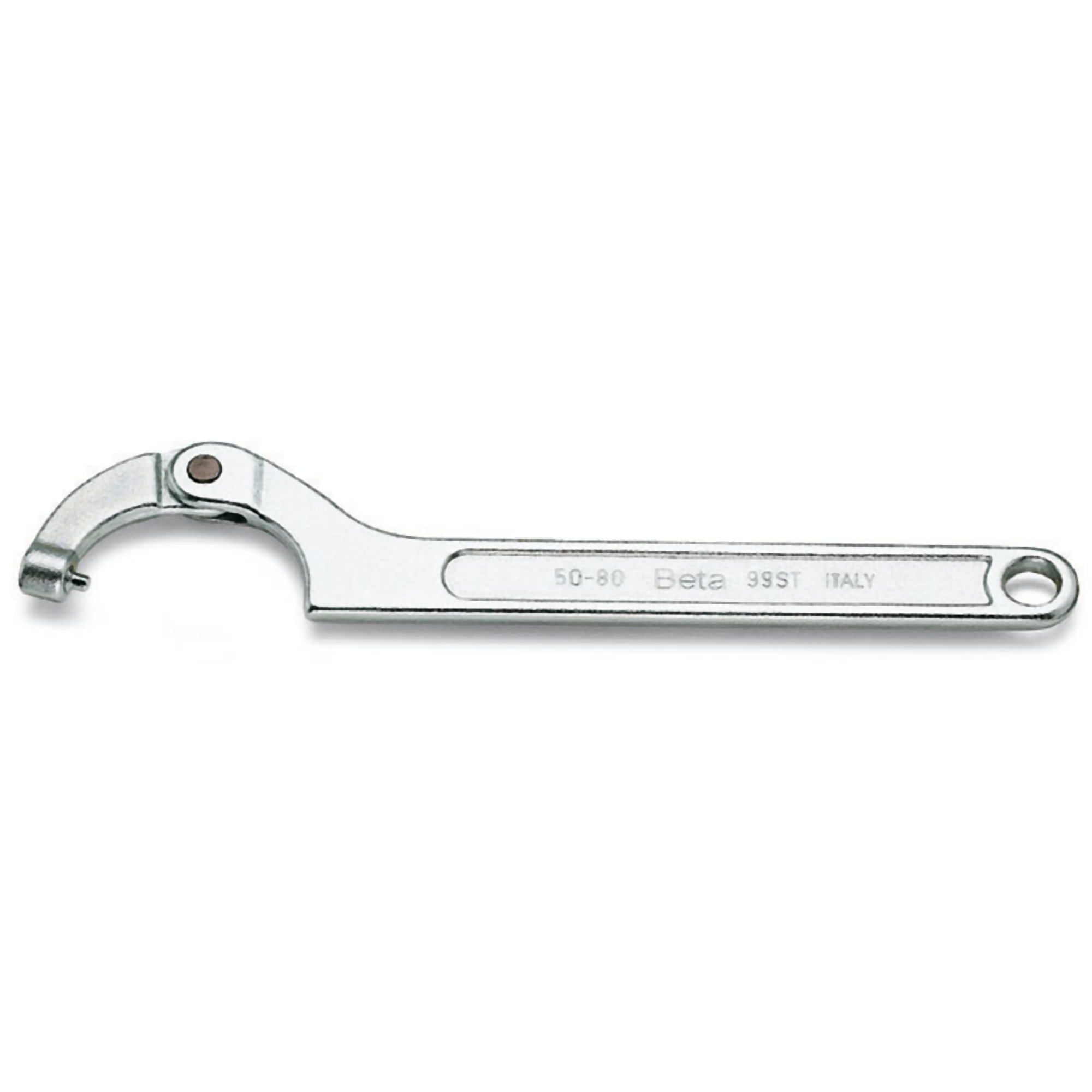 Beta Adjustable-Pin Spanner Wrench — 35mm to 50mm, Chrome-Plated, Model# 99ST 35-50